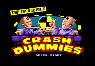 Incredible Crash Dummies, The (USA, Europe) screen shot title